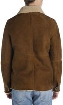 Thumbnail for your product : Palm Angels Long Sleeve Shearling Jacket