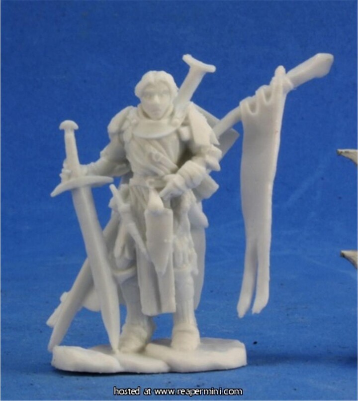 Reaper Miniatures 25mm Scale Alain, Bobby Jackson - Pathfinder Bones