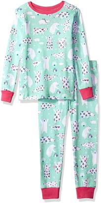 Hatley Little Girls Organic Cotton Long Sleeve Printed Pajama Sets