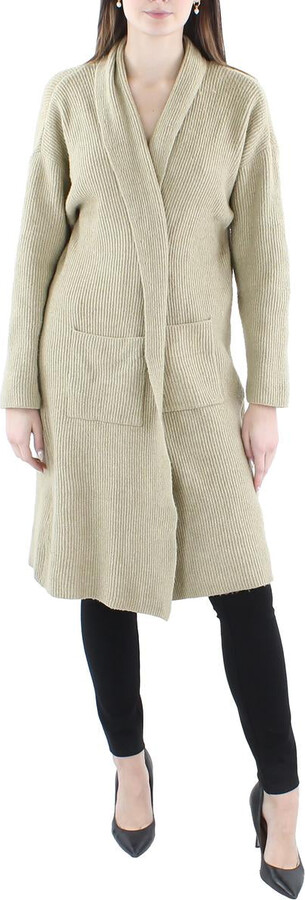 Womens Open Front Duster Cardigan Sweater