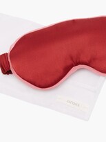 Thumbnail for your product : Araks Ema Silk-satin Sleep Mask - Burgundy