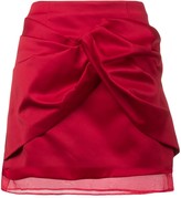 Thumbnail for your product : Brognano Draped Front Mini Skirt
