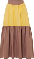 Thumbnail for your product : ANNA MASON Long Skirt Yellow