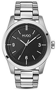 silver hugo boss watch mens