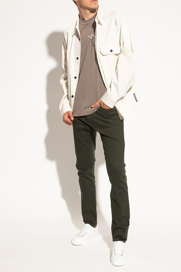 Diesel Overshirt With Pocket Men's Cream - ShopStyle Long Sleeve Shirts