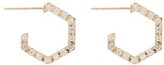 Thumbnail for your product : Loren Stewart Diamond-Embellished Hexagon Earrings
