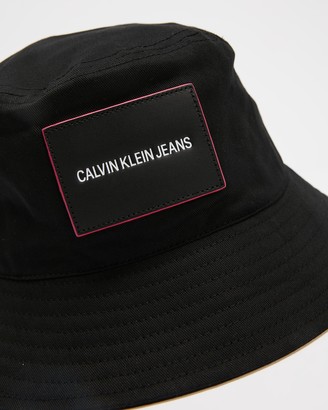Calvin Klein Jeans Women's Black Hats - Sport Essentials Bucket Hat - Women's - Size One Size at The Iconic