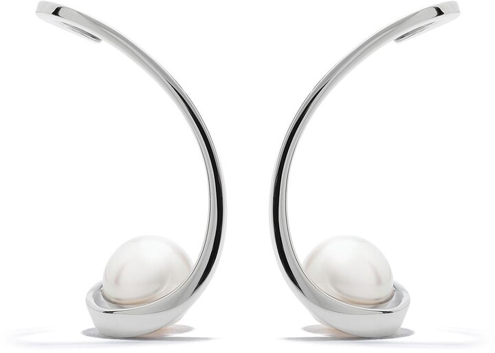 TASAKI 18kt white gold Atelier Aurora Akoya pearl earrings - ShopStyle