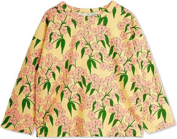 Mini Rodini Alpine Flowers Long Sleeve T-Shirt