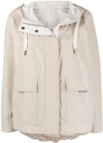 Thumbnail for your product : Brunello Cucinelli Flap-Pocket Hooded Jacket