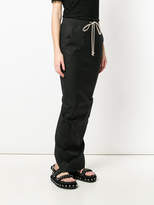 Thumbnail for your product : Rick Owens fitted long drawstring skirt