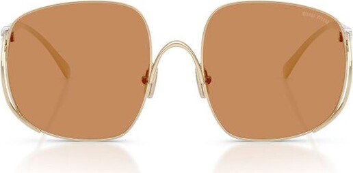 Miu Miu Eyewear Square Frame Sunglasses