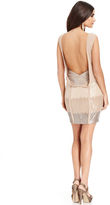 Thumbnail for your product : Jessica Simpson Sleeveless Sequin-Panel Sheath