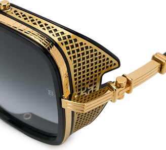 Balmain Eyewear x Akoni gradient tinted oversized sunglasses