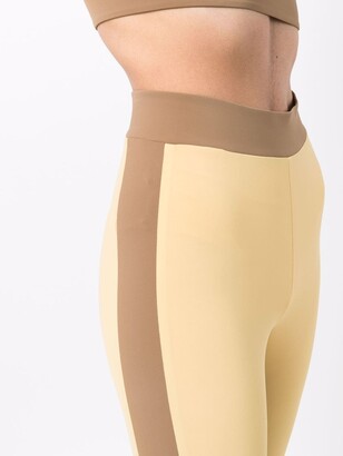 Vaara Kai contrast-panel leggings