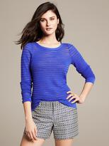 Thumbnail for your product : Banana Republic Sheer Stripe Pullover