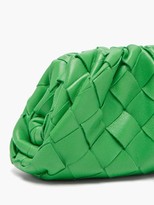 Thumbnail for your product : Bottega Veneta Pouch Mini Intrecciato-leather Purse Clutch Bag - Green