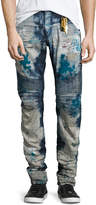 Thumbnail for your product : Robin's Jeans Distressed Slim-Fit Moto Jeans, Blue