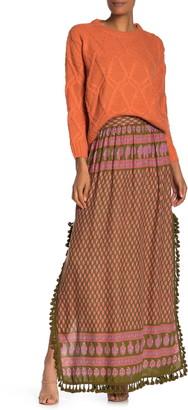 Raga Avah Tassel Trim Maxi Skirt