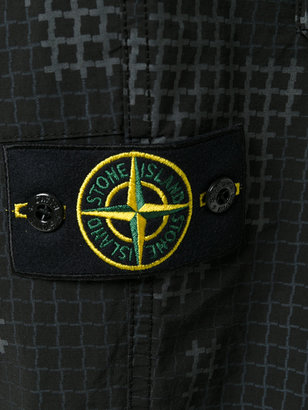 Stone Island graphic camougflage trousers