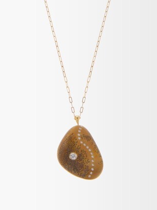Cvc Stones Smolder Diamond & 18kt Gold Necklace - Multi