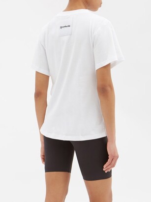 Reebok x Victoria Beckham Logo-print Cotton-jersey T-shirt - White