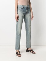 Thumbnail for your product : Saint Laurent Mid-Rise Straight-Leg Jeans