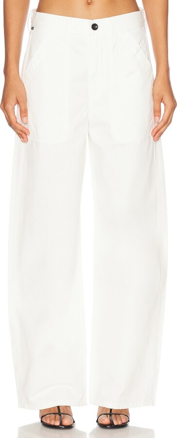 Citizens of Humanity Ayla Cargo Jeans in Ivory