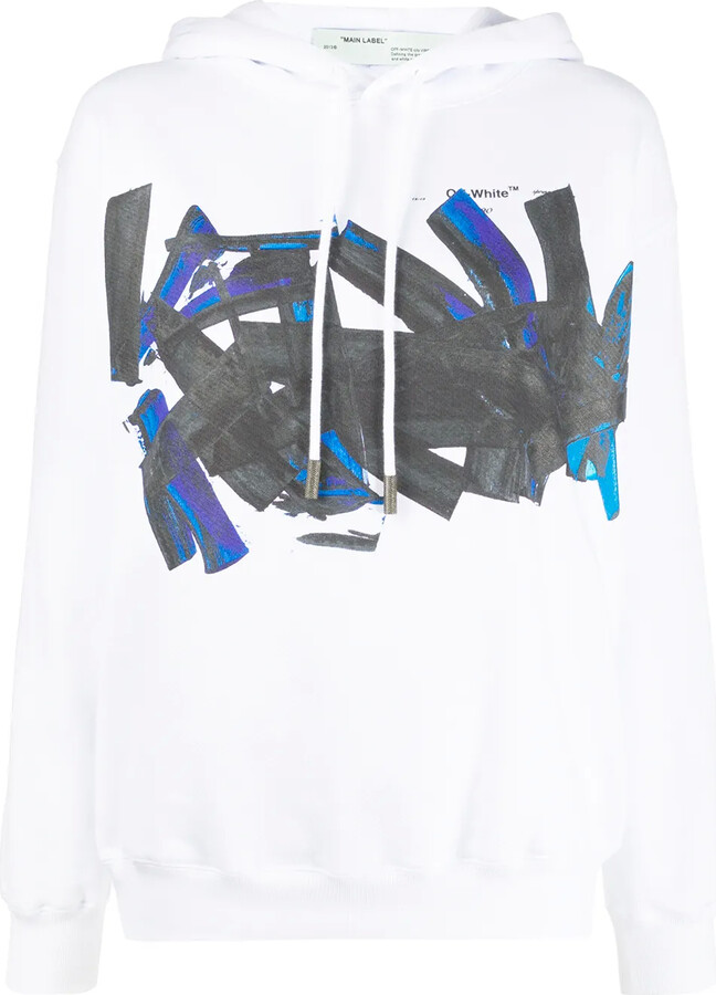 Off-White Graphic Logo Print Hoodie
