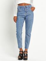 Thumbnail for your product : River Island Mom Slim Jeans