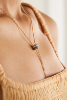 Thumbnail for your product : Boucheron Quatre Blue Edition Mini 18-karat Yellow, White And Rose Gold, Ceramic And Diamond Necklace - one size