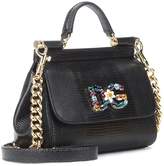 Thumbnail for your product : Dolce & Gabbana Sicily Mini leather shoulder bag