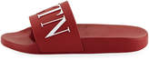 Thumbnail for your product : Valentino Garavani Men's Logo-Embossed Pool Slide Sandal