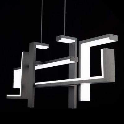 Modern Forms Jackal 1 - Light Unique Square LED Pendant