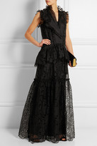 Thumbnail for your product : Erdem Finola embroidered silk-organza gown