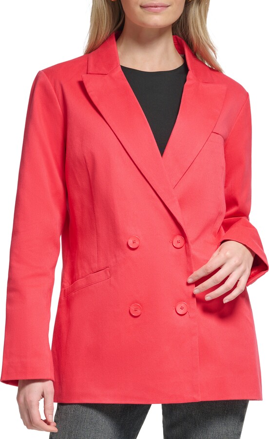 Levi's Double Breasted Blazer ShopStyle