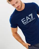 Thumbnail for your product : Emporio Armani Denim Large Logo T-Shirt
