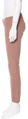 Etoile Isabel Marant Striped Straight-Leg Jeans