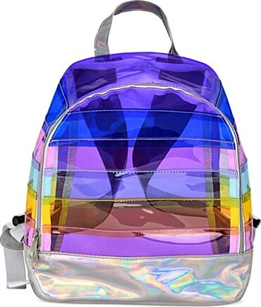 Girls Happy Stripes Mini Backpack