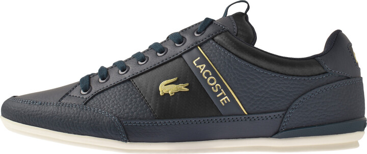 lacoste chaymon sneakers men's chaymon embossed leather trainers