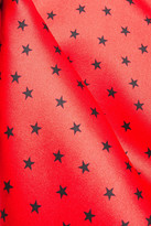 Thumbnail for your product : Stella McCartney Betty Twinkling Printed Stretch-silk Satin Camisole