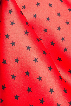 Stella McCartney Betty Twinkling Printed Stretch-silk Satin Camisole
