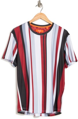 Tallia Vetical Stripe Crewneck T-Shirt