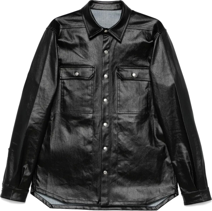 Rick Owens Coated Overshirt