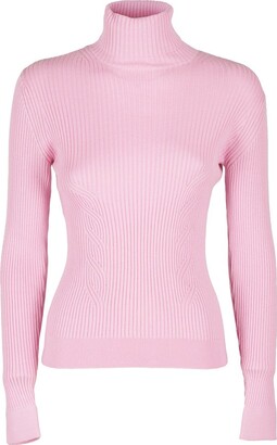 Moschino Turtleneck Knitted Jumper - ShopStyle