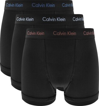 Calvin Klein Underwear 3 Pack Trunks White