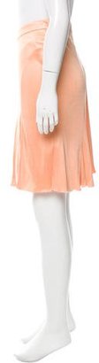 Versace Flounce Knee-Length Skirt