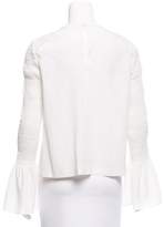 Thumbnail for your product : A.L.C. Silk Long Sleeve Top