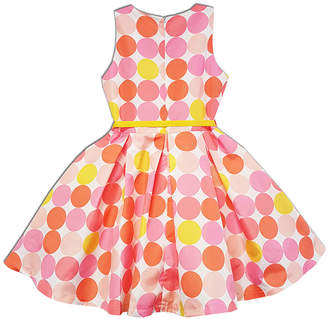 Joe Ella Girls' Polka Dot A-Line Dress