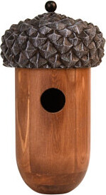 EsschertDesign Acorn 10 in x 5.5 in x 5.5 in Birdhouse